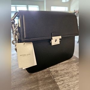 Michael Kors Black Leather Bag